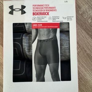 Under Armour Men's Boxerjock - Black and Gray